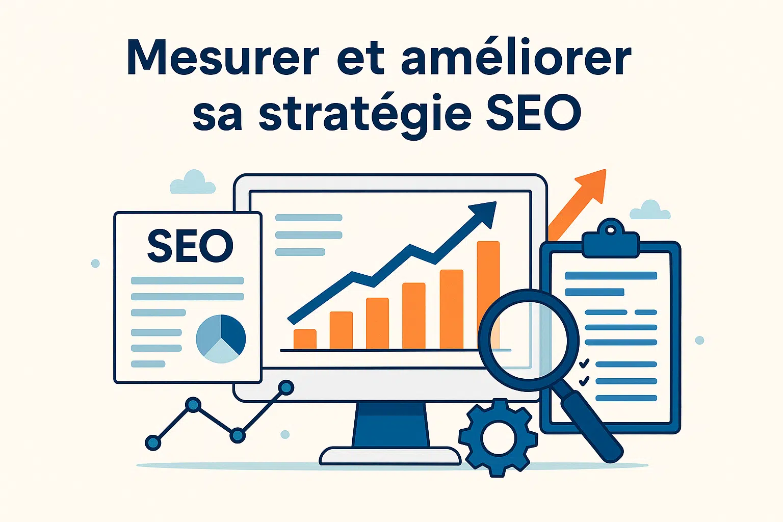 Image illustration article de blog : Mesurer et ameliorer sa stratégie seo 