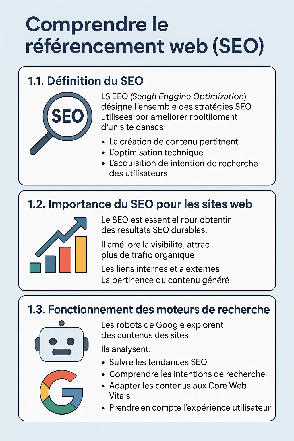 Illustration article de blog : Comprendre le référencement web SEO