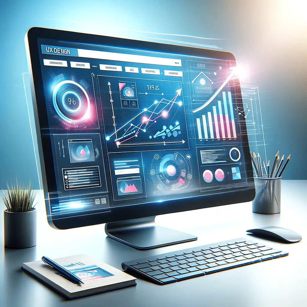 Image d'illustration de l'article de blog BienveNum : UX/UI Design : L'impact d'un site intuitif sur votre taux de conversion
