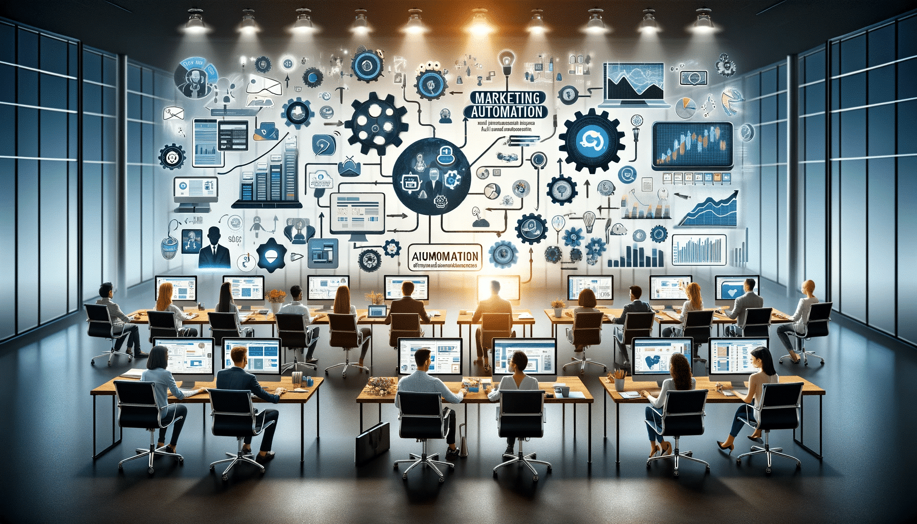 Image d'illustration de l'article de blog BienveNum : Automatisation marketing (TPE /PME)