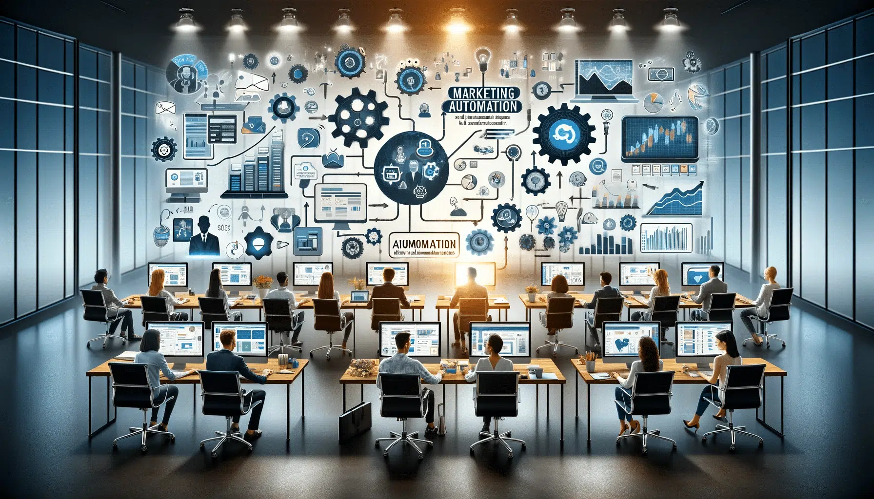 Image d'illustration de l'article de blog BienveNum : Automatisation marketing (TPE /PME)