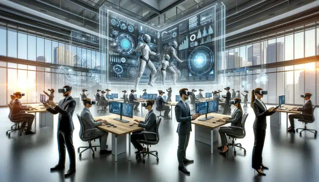 Image d'illustration de l'article de blog BienveNum : Comment la réalité virtuelle transforme la formation en entreprise
