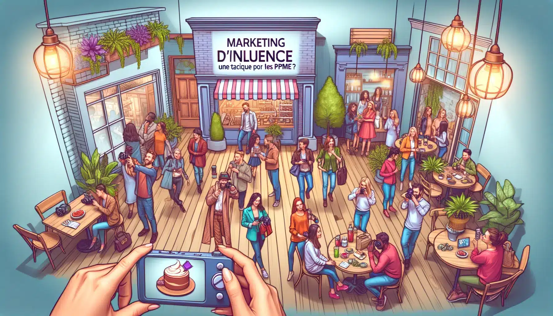 Image d'illustration de l'article de blog BienveNum : Marketing d'influence : une tactique pour les PME ?