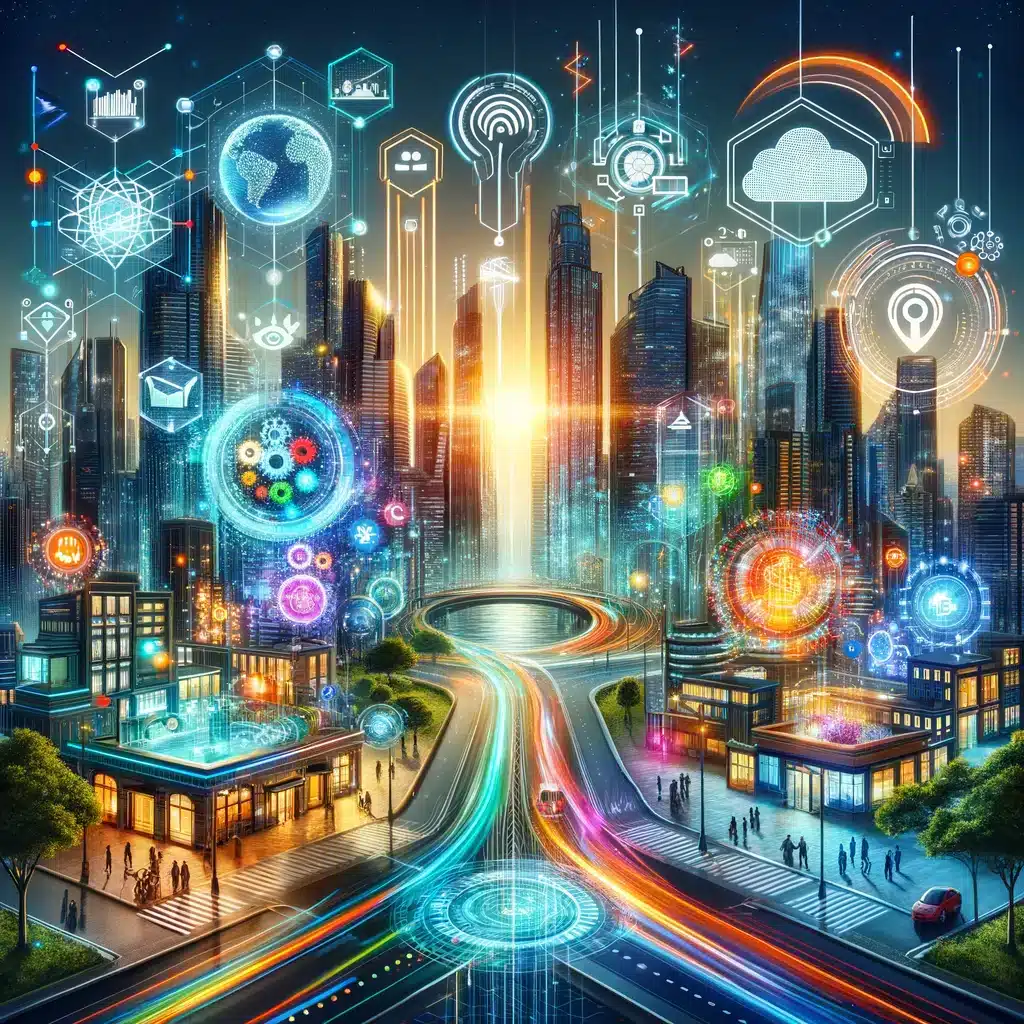 Image d'illustration de l'article de blog BienveNum : Tendances numériques : ce qui attend les PME en 2024