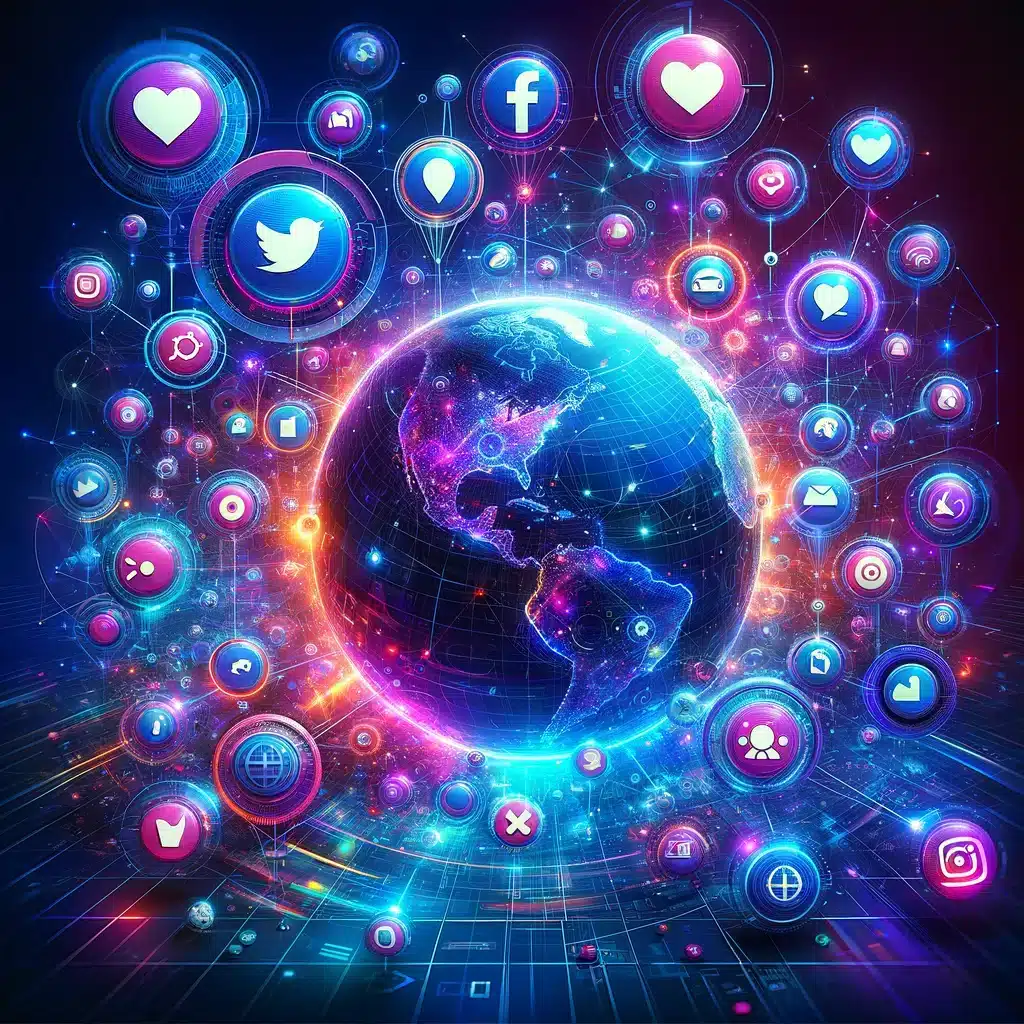 Image d'illustration de l'article de blog BienveNum : Les nouvelles plateformes sociales à surveiller en 2024