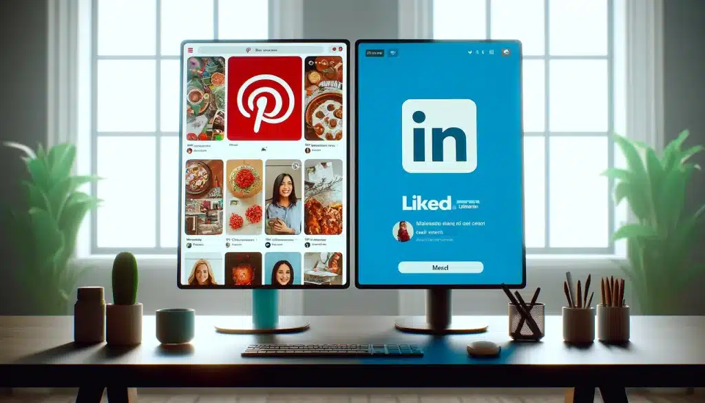 Image d'illustration de l'article de blog BienveNum : Pinterest et LinkedIn : exploiter des plateformes moins conventionnelles