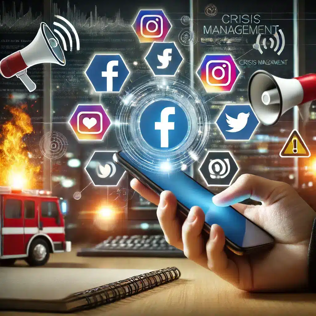 Image d'illustration de l'article de blog BienveNum : Les réseaux sociaux et la gestion de crise