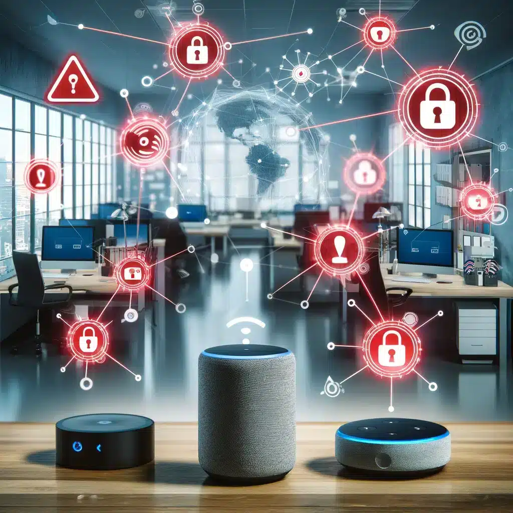 Image d'illustration de l'article de blog BienveNum : Les risques de sécurité des objets connectés en entreprise