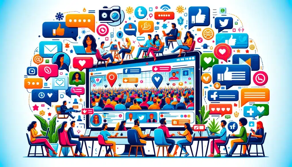 Image d'illustration de l'article de blog BienveNum : Comment utiliser les réseaux sociaux pour améliorer l'engagement lors des événements virtuels ?