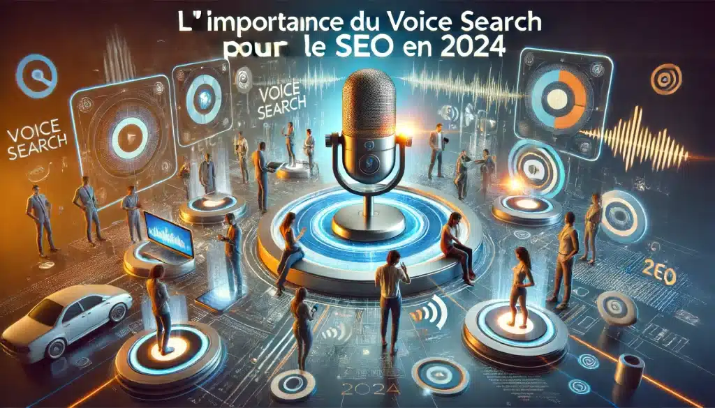 Image d'illustration de l'article de blog BienveNum : L'importance du voice search pour le SEO en 2024