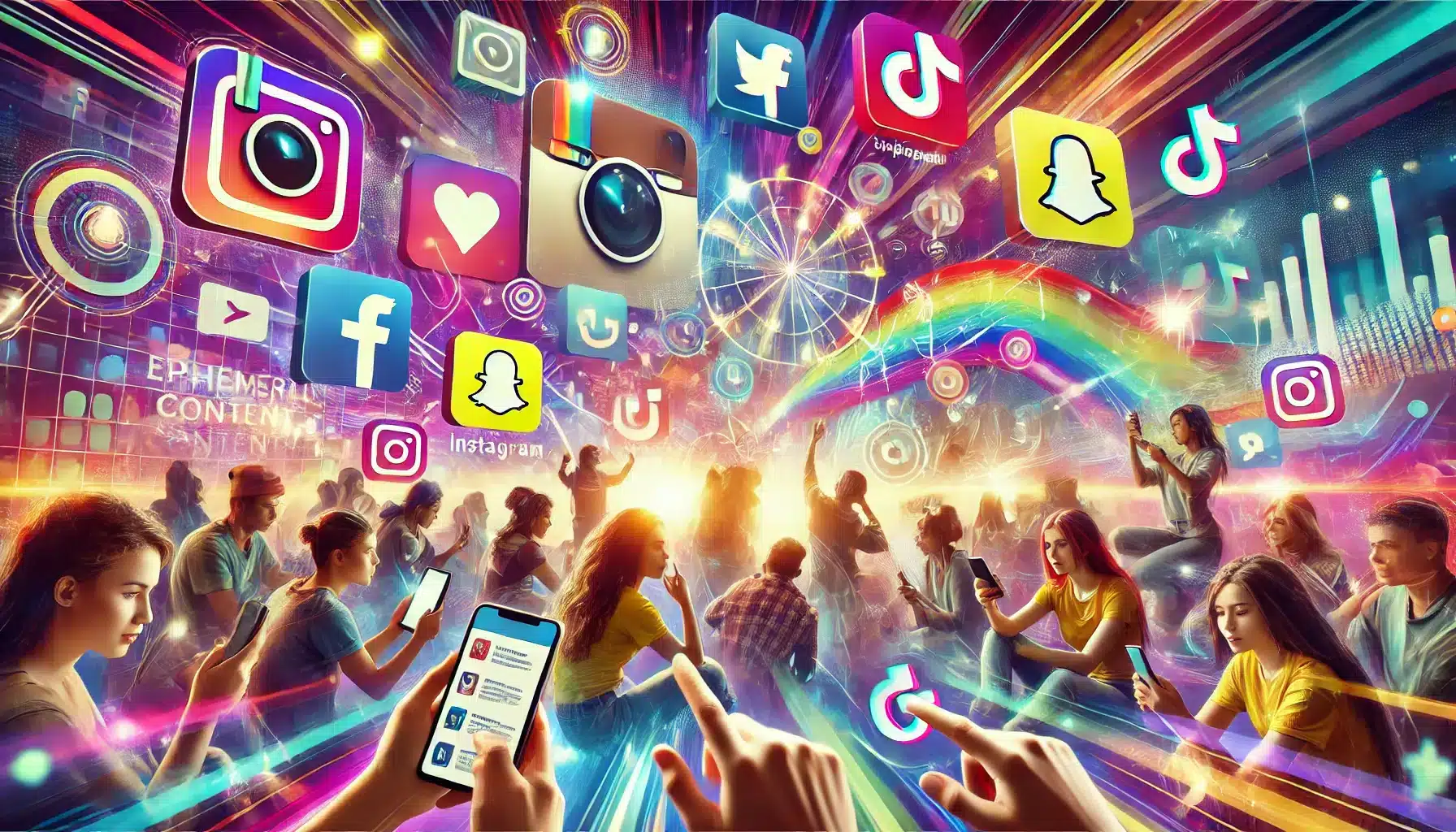 Image d'illustration de l'article de blog BienveNum : Les stratégies de contenu éphémère pour captiver un public jeune