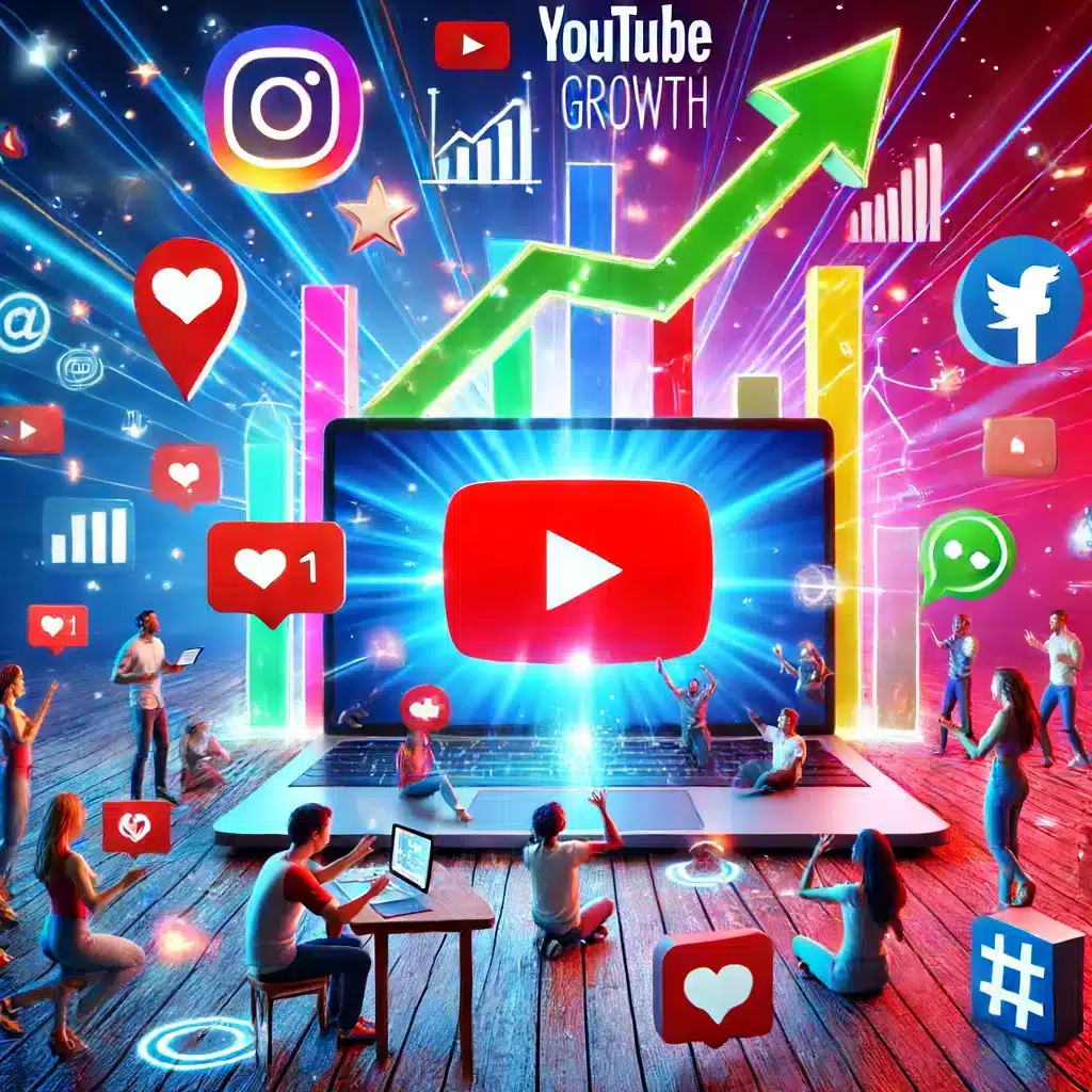 Image d'illustration de l'article de blog BienveNum : Stratégies de croissance pour votre chaîne YouTube