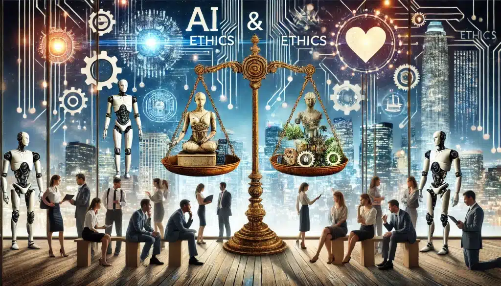 Image d'illustration de l'article de blog BienveNum : IA et éthique, comment naviguer entre innovation et responsabilité sociale ?