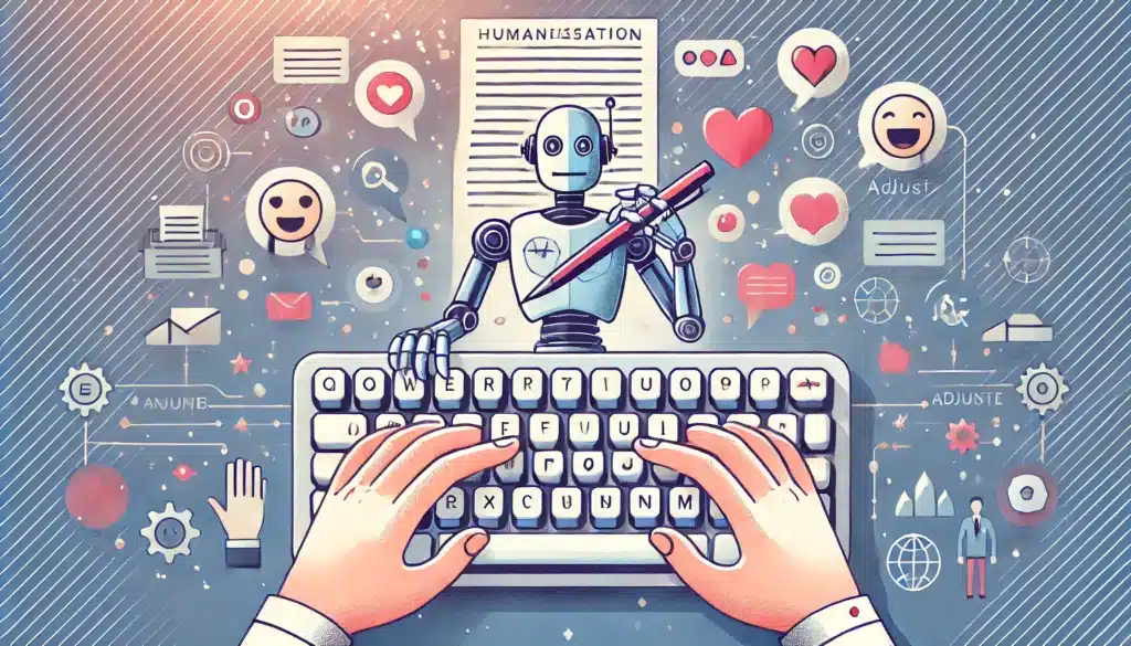 Image d'illustration de l'article de blog BienveNum : Comment humaniser un texte IA ?