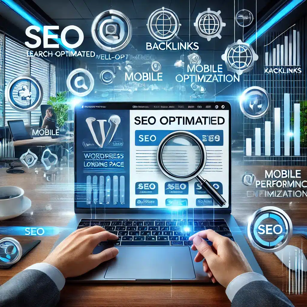 Image d'illustration de l'article de blog BienveNum : Optimiser sa landing page WordPress pour le SEO