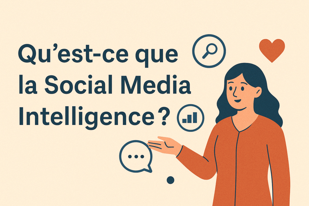 Image d'illustration de l'article de blog BienveNum : Qu'est-ce que la Social Media Intelligence ?