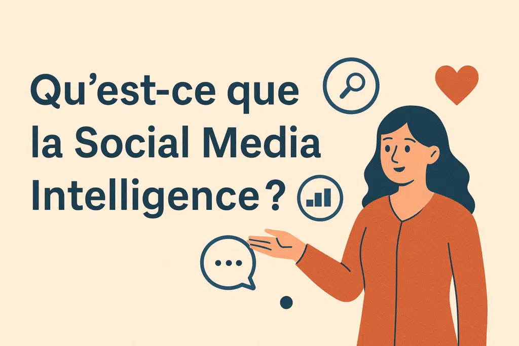 Image d'illustration de l'article de blog BienveNum : Qu'est-ce que la Social Media Intelligence ?
