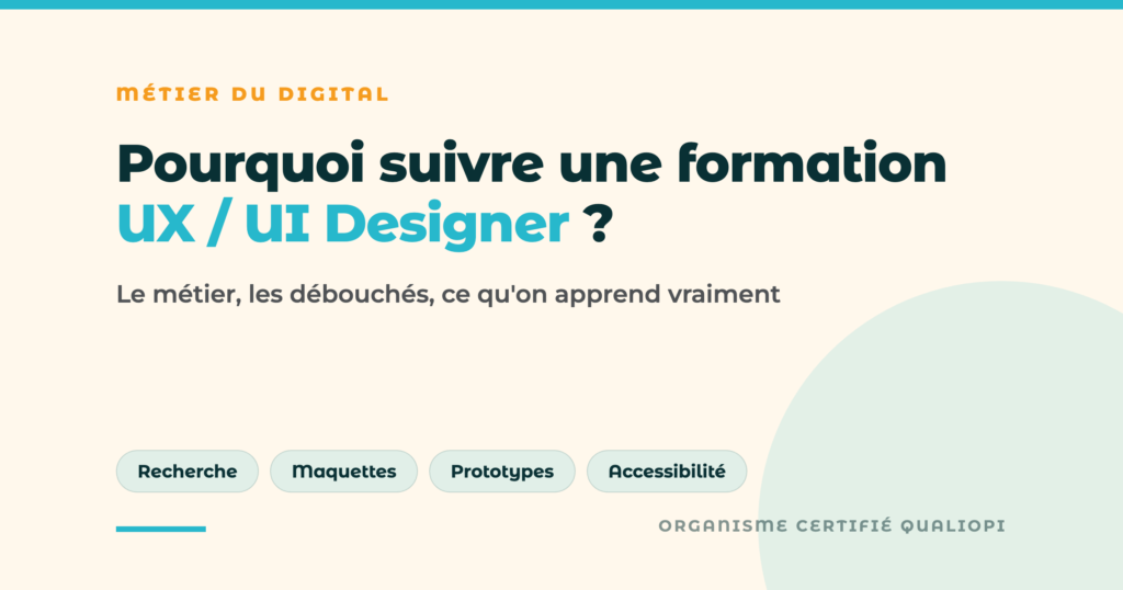 Formation UX UI Designer