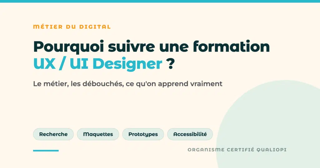 Formation UX UI Designer