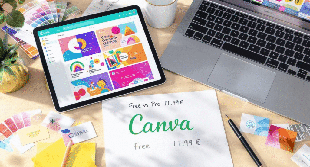 Image d'illustration article de blog : Canva pro prix : guide complet des abonnements