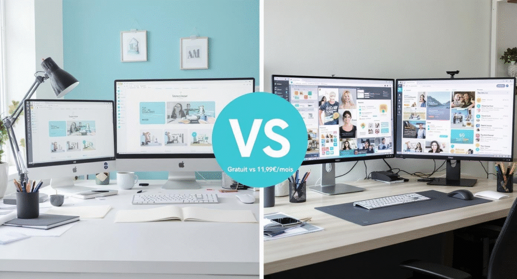 Abonnement Canva Pro vs Canva Gratuit - Que choisir pour utiliser le meilleur outil de design du moment ?