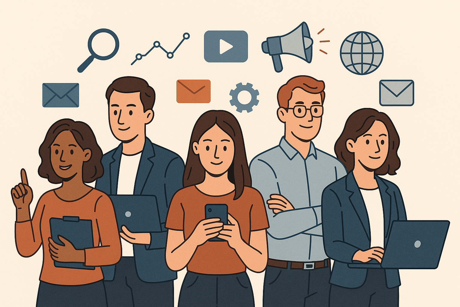 Quels sont les 5 métiers du marketing digital les plus recherchés en 2025