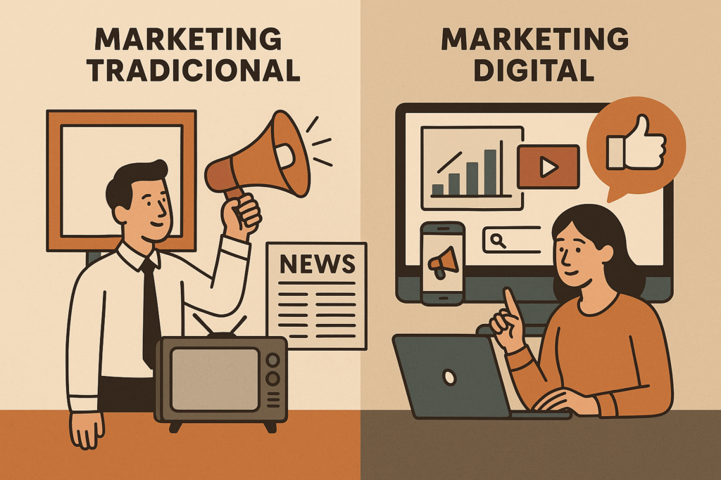 marketing digital et traditionnel