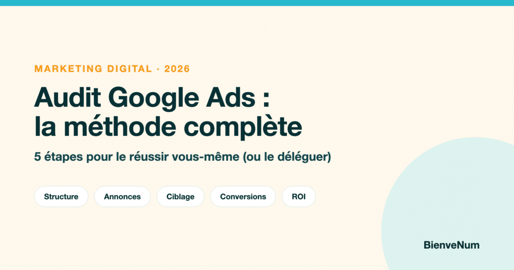 Audit Google Ads : la méthode complète en 5 étapes pour optimiser ses campagnes