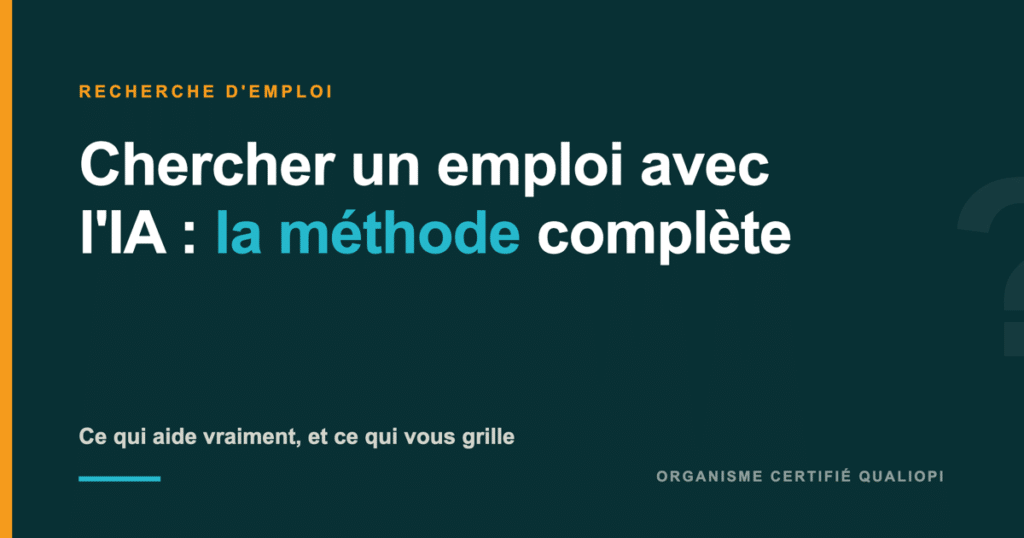 Chercher un emploi avec l'IA : quelle méthode fonctionne vraiment ?
