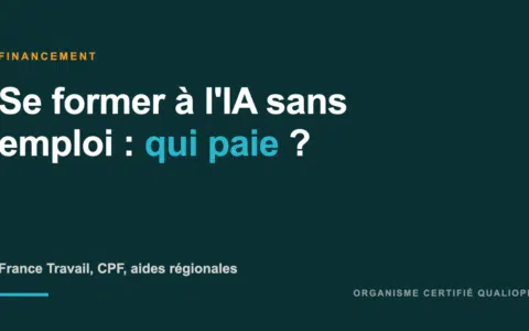 Se former à l'IA quand on est demandeur d'emploi : qui paie ?