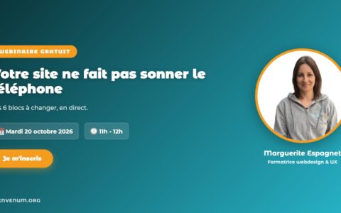 Webinaire BienveNum Marguerite Espagnet sur les 6 blocs qui font sonner le téléphone, mardi 22 septembre à 11h